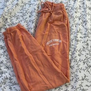 Orange PacSun Sweatpants